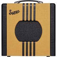 Amplifier guitar - Supro Delta King 8 Tweed & black 1X10 5 Watt Reverb