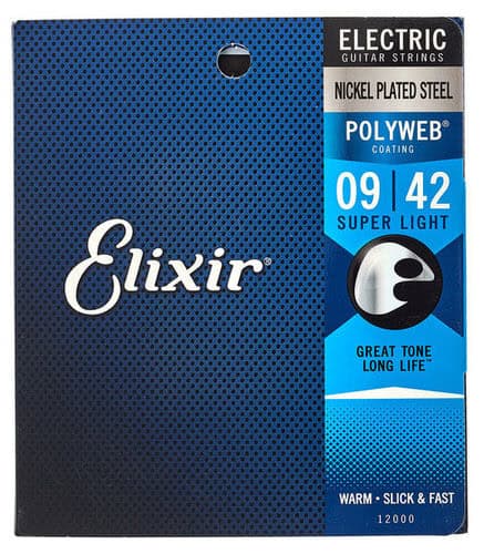 סט מיתרים לחשמלית ELIXIR POLYWEB 0.9