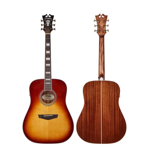 גיטרה אקוסטית מוגברת D'Angelico D'Angelico PREMIER LEXINGTON - ICES TEA BURST