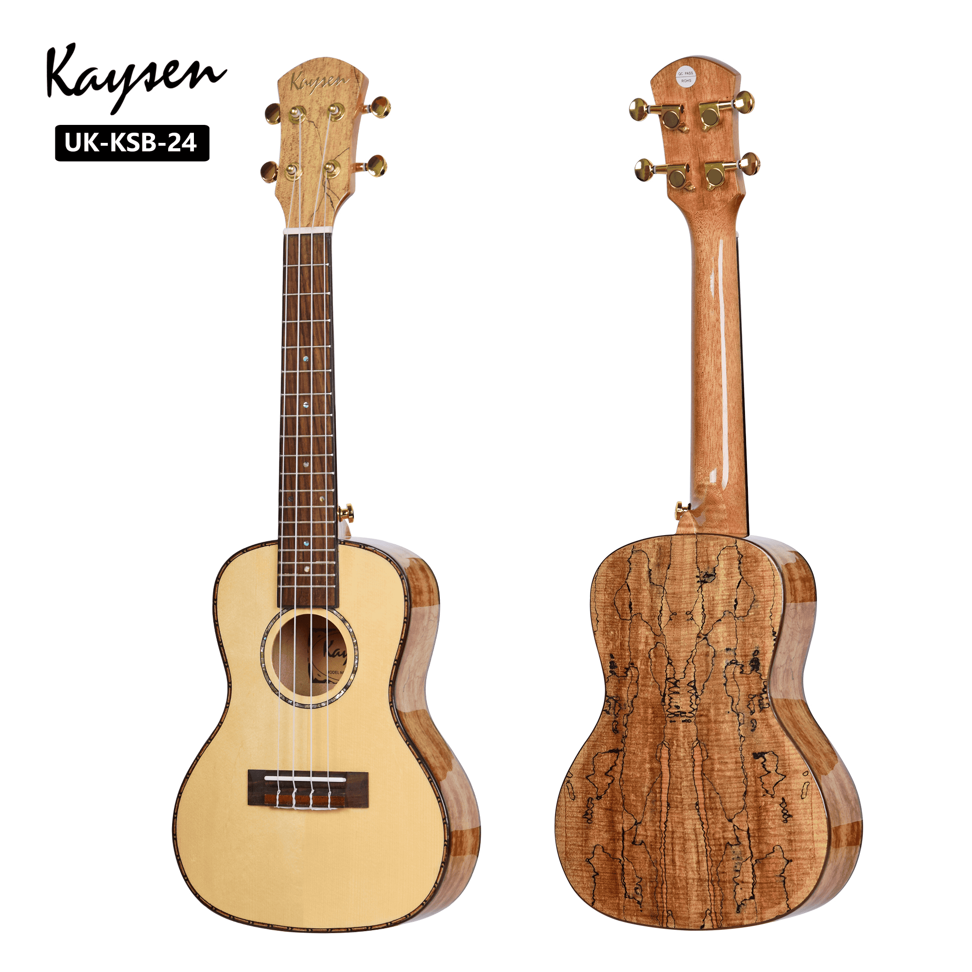 יוקולילי טנור עץ מלא (טופ) Solid spruce top