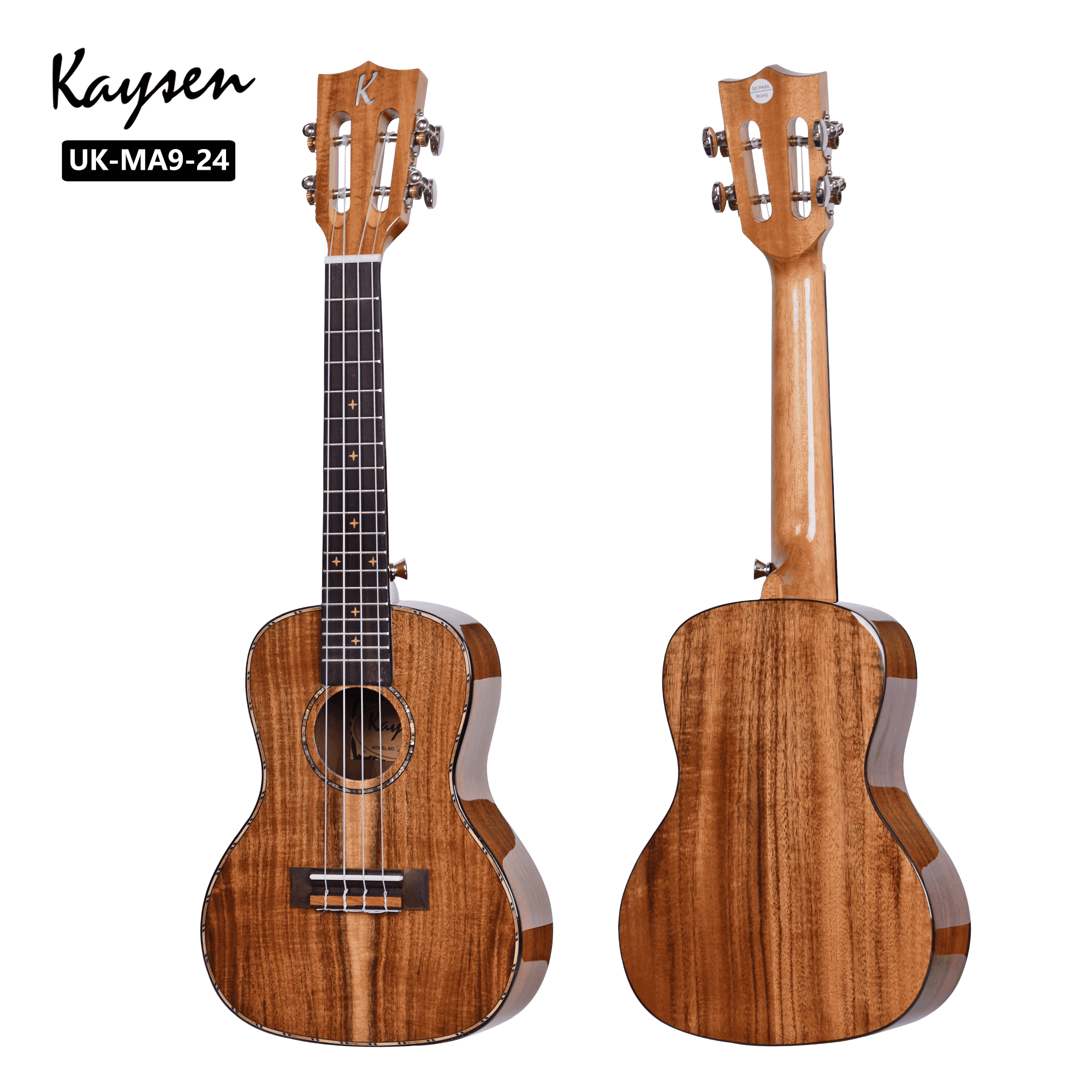 יוקולילי קונצרט עץ מלא Solid Wood Ukulele Concert Solid Koa