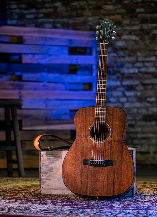 גיטרה אקוסטית CORT AF510M OP Mahogany