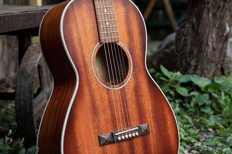 גיטרה אקוסטית CORT AF550M OP Mahogany – תמונה 2