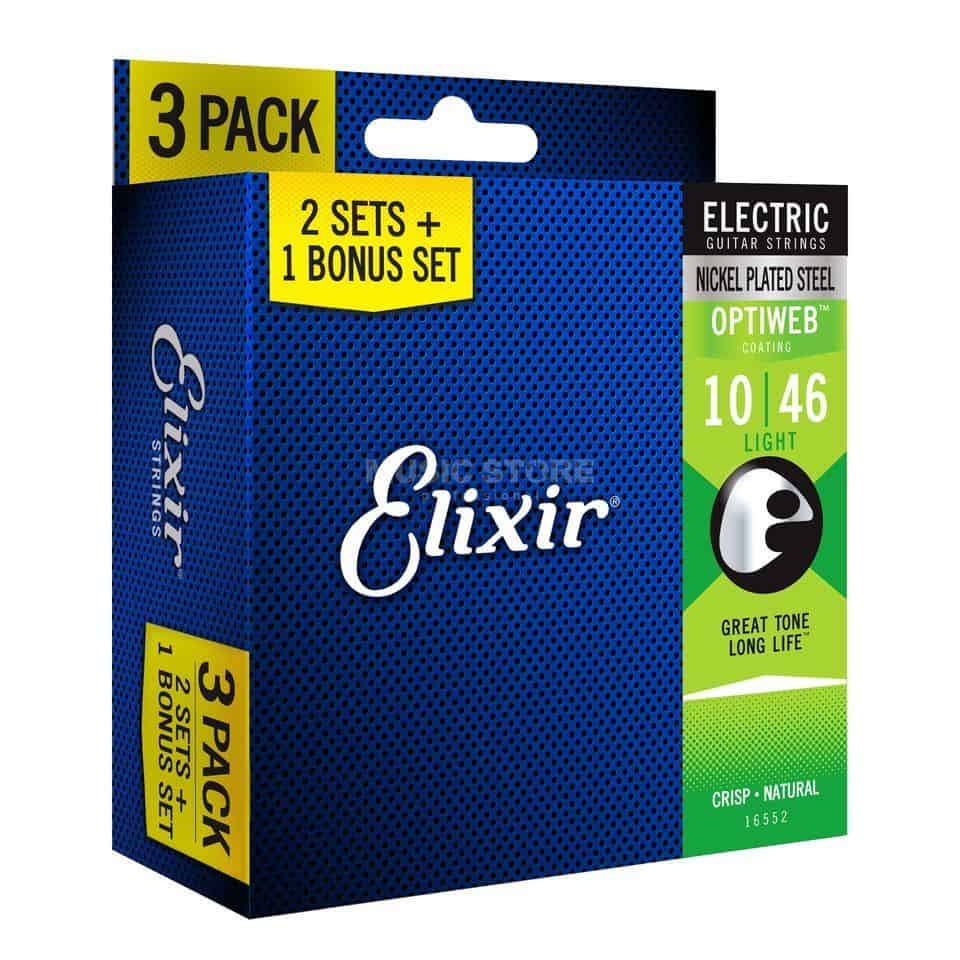 מארז 3 סטים 2+1 לחשמלית 0.10-0.46 ELIXIR OPTIWEB 16552