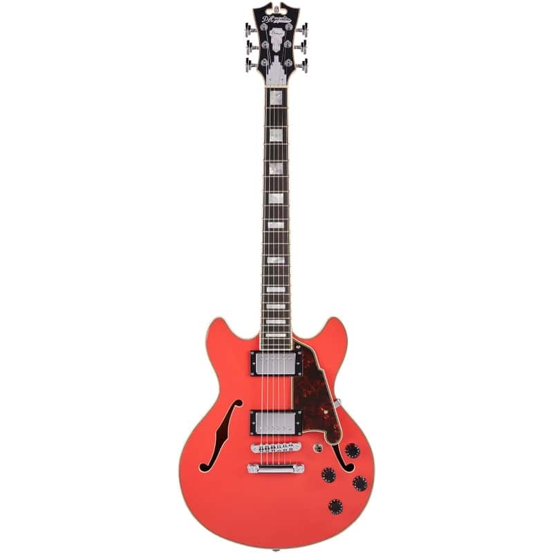 D'Angelico PREMIER MINI DC FIESTA RED