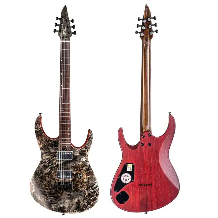 גיטרה חשמלית Eart Guitars EX H6 Electric Guitar Black