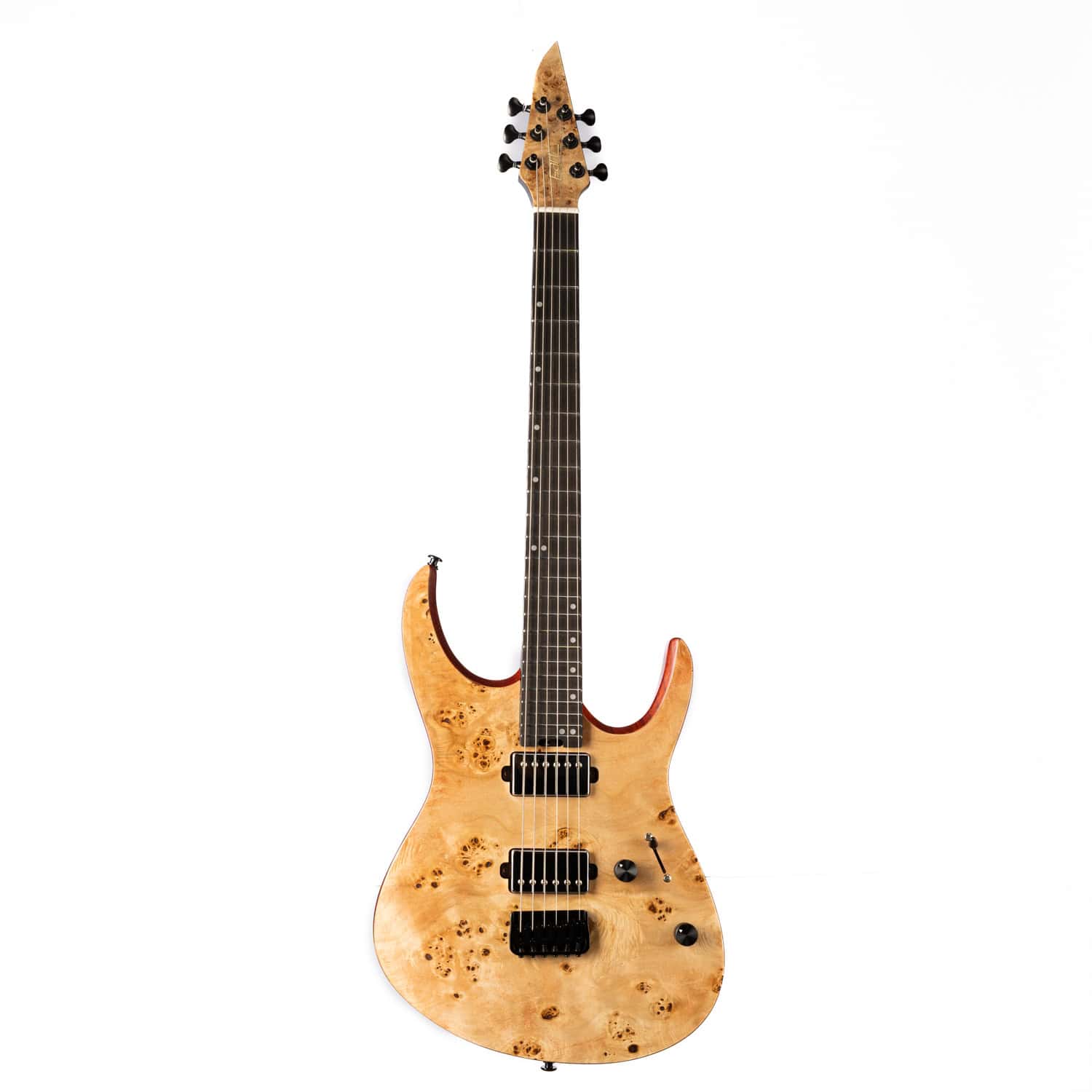 Eart Guitars H6-PRO Ash Body Wenge Neck Metal Electric Guitar Color Natural