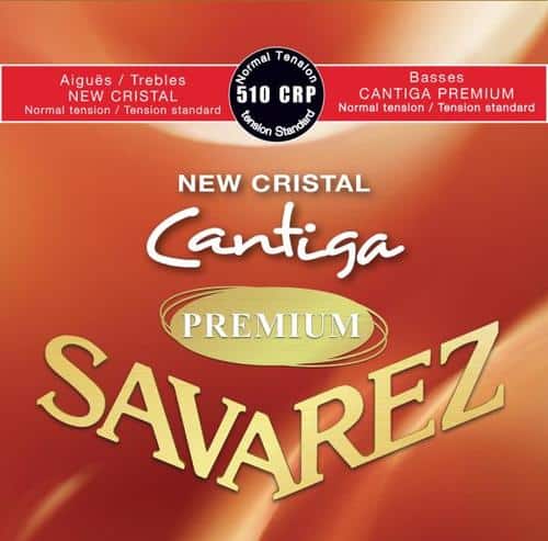 סט מיתרים לגיטרה קלאסית SAVAREZ CRISTAL CANTIGA PREMIUM 510CRP