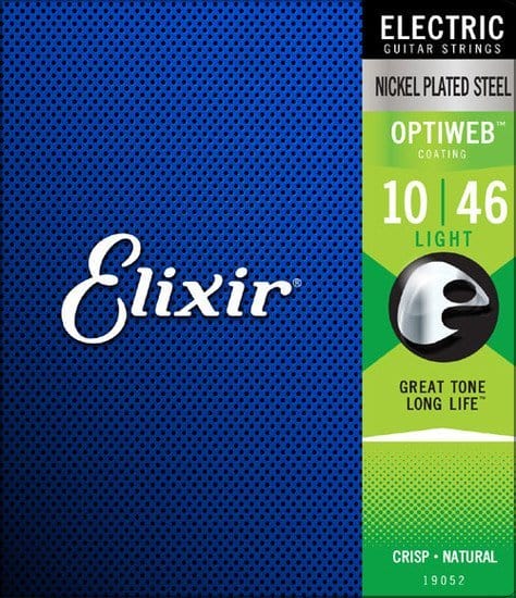 סט מיתרים לחשמלית ELIXIR OPTIWEB 0.10-0.46