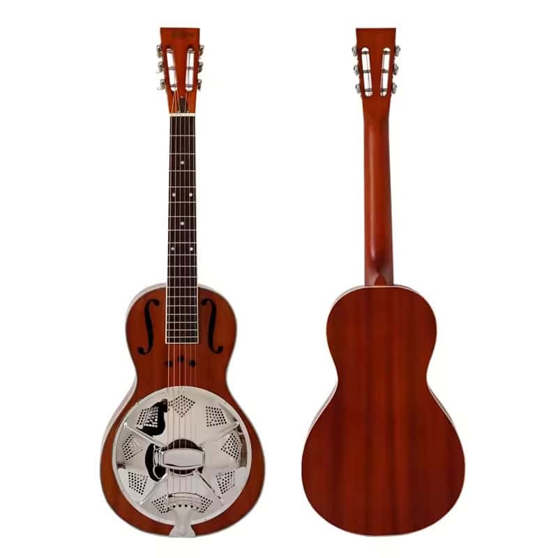 Mahogany Parlour Resonator Guitar