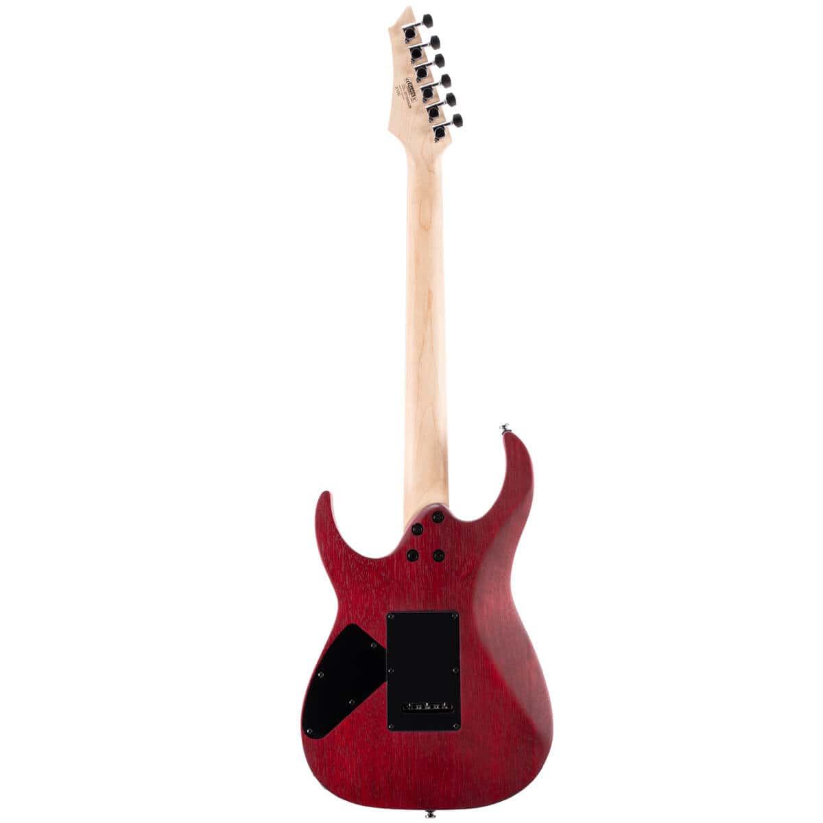 גיטרה חשמלית CORT X100 Open Pore Black Cherry Burst H,H – תמונה 4