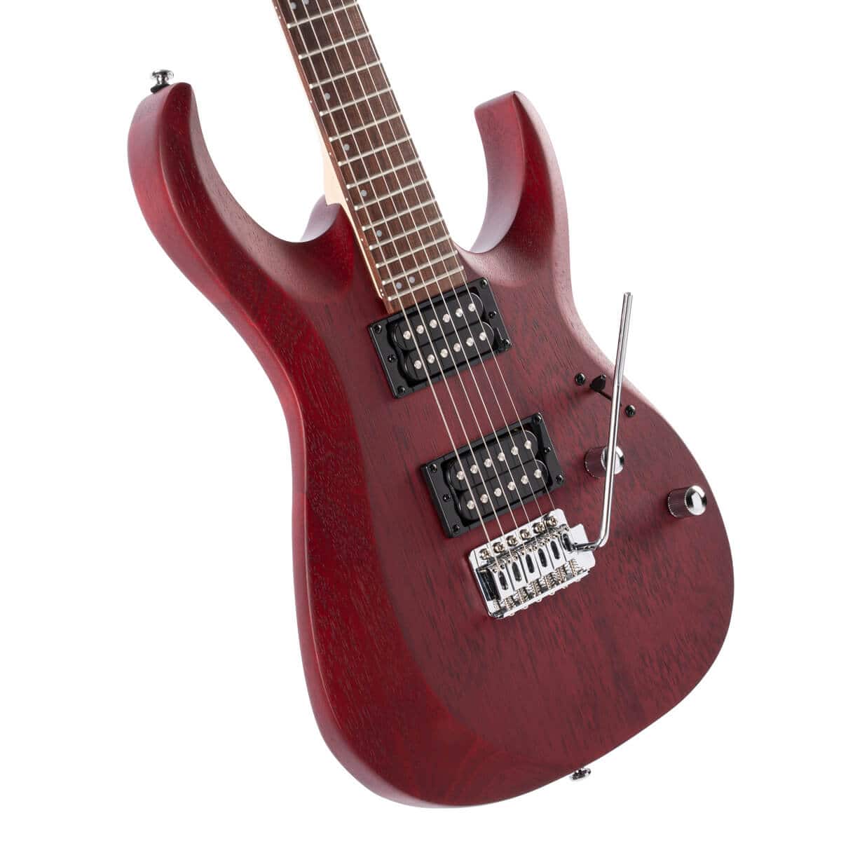 גיטרה חשמלית CORT X100 Open Pore Black Cherry Burst H,H – תמונה 5