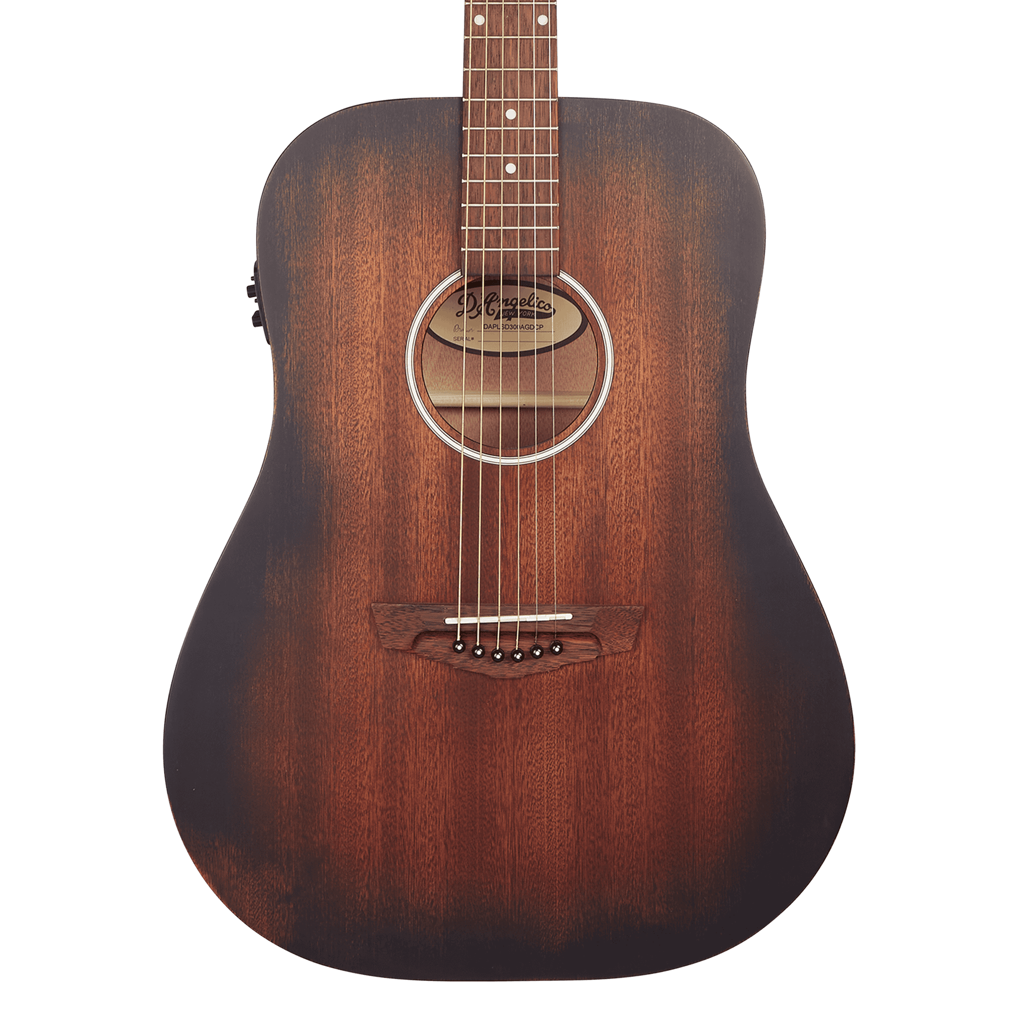 גיטרה אקוסטית מוגברת D'Angelico PREMIER LEXINGTON LS AGED MAHOGANY – תמונה 5