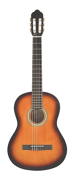 גיטרה קלאסית אינטיפיטי KG-3911SB SUNBURST+ תיק