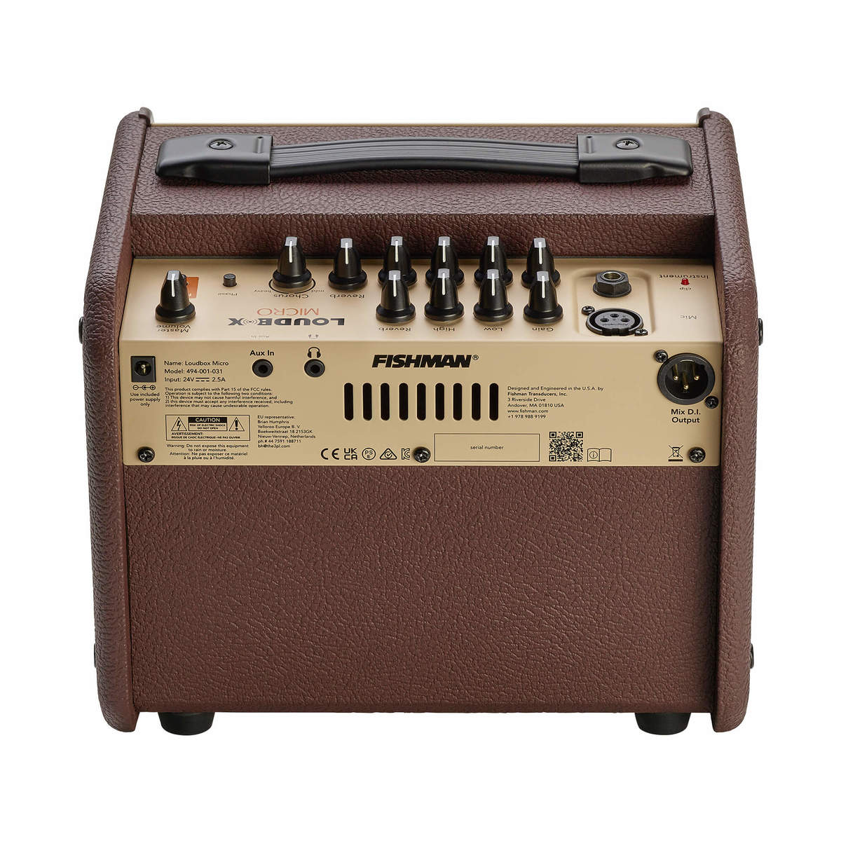 מגבר לאקוסטית 40 ואט FISHMAN Loudbox Micro 40W – תמונה 2