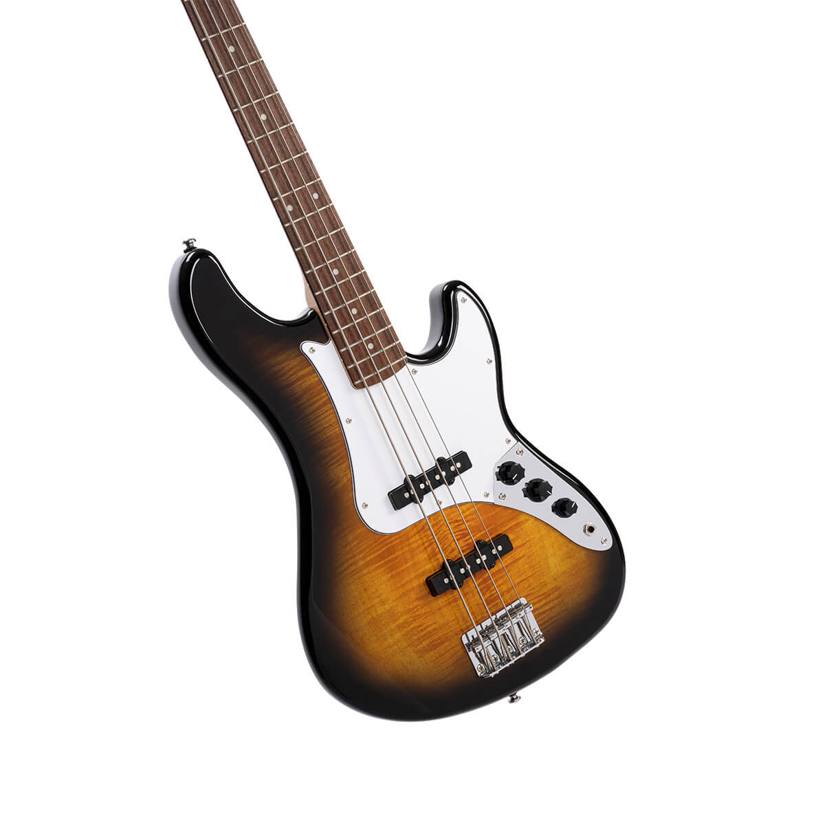 גיטרה בס CORT GB24JJ 2T flamed maple top – תמונה 3