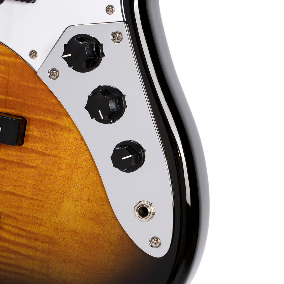 גיטרה בס CORT GB24JJ 2T flamed maple top – תמונה 5